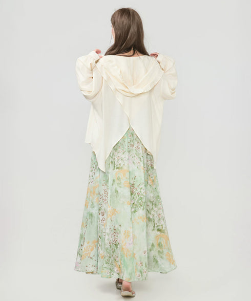 Frill Hood Blouse