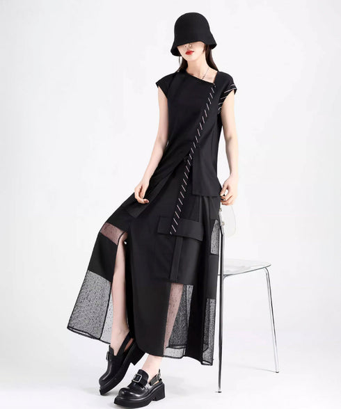 Cutout See-through Skirt