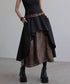 Mix Material Skirt