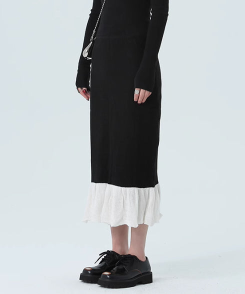 Contrast Slimming Knit Series