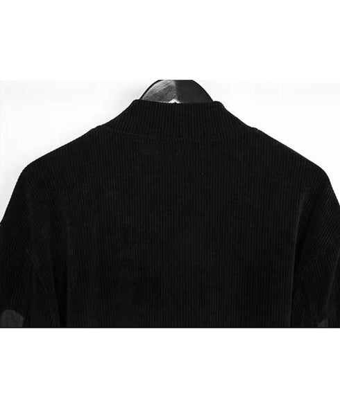 Patchwork Pocket Sweater