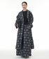 Dot Jacquard Long Coat