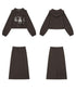 Orbit Hood Top&Skirt Co-ord