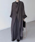 Drape Wrapped Long Coat