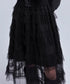 Tiered Mesh Midi Skirt