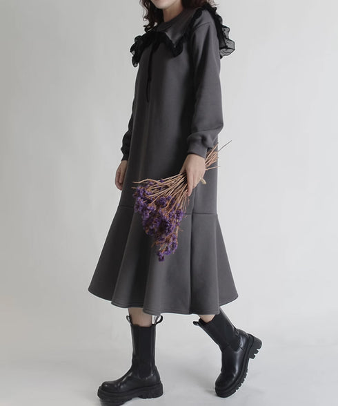 Sailor Collar Sweat Dress