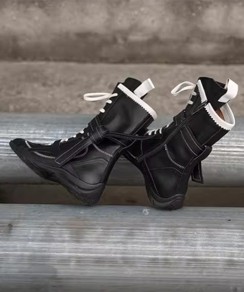 Edge Wrap Lace Boots