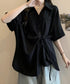 Drape Knot Blouse