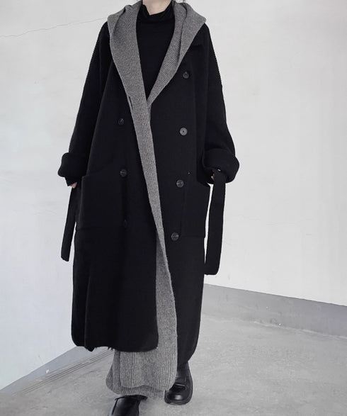 Double Face Knit Overcoat