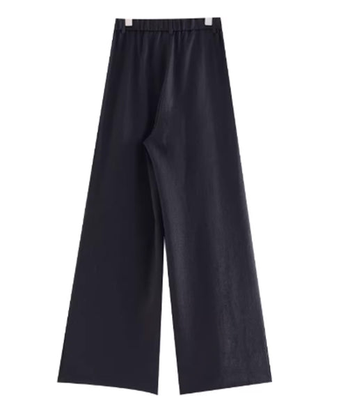 Gradient Hem Wide Slacks