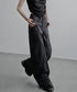 Marbled Wide Cargo Pants