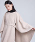 Drape Cape Belted Coat