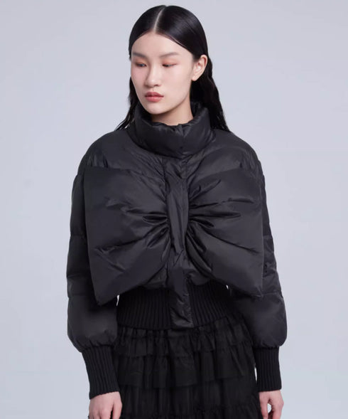 Bow Puff Down Jacket