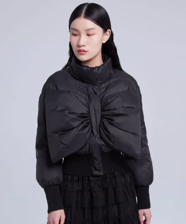 Bow Puff Down Jacket