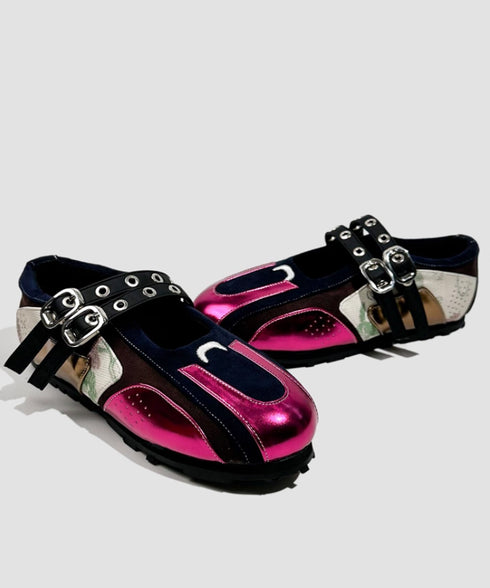 Red Rivet Runner Shoes