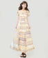 Ribbon Mosaic Dress
