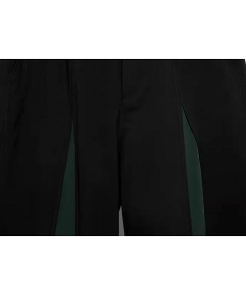 Center Splicing Design Pants