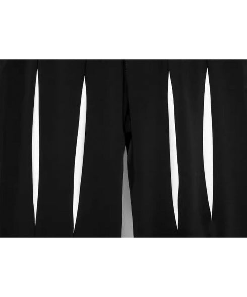 Two-tone Cropped Pants