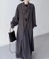 Drape Wrapped Long Coat