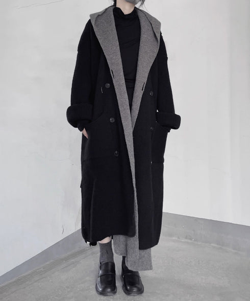 Double Face Knit Overcoat