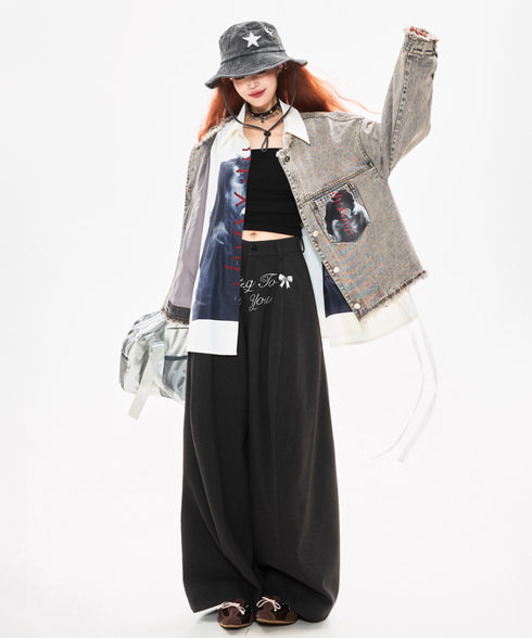 Frayed Portrait Denim Series