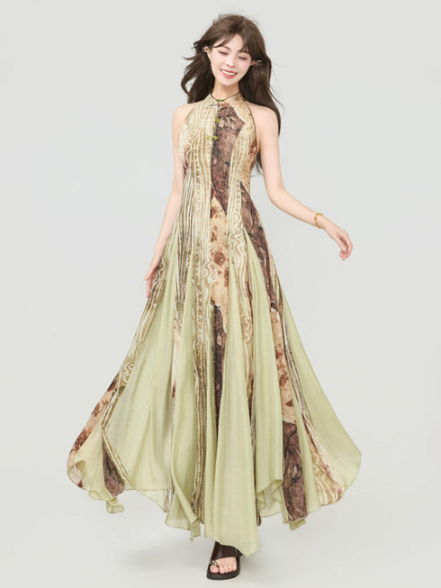 Botanical Veil Dress