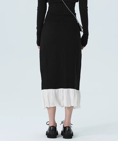 Contrast Slimming Knit Series