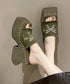 Tribal Stud Platform Sandals