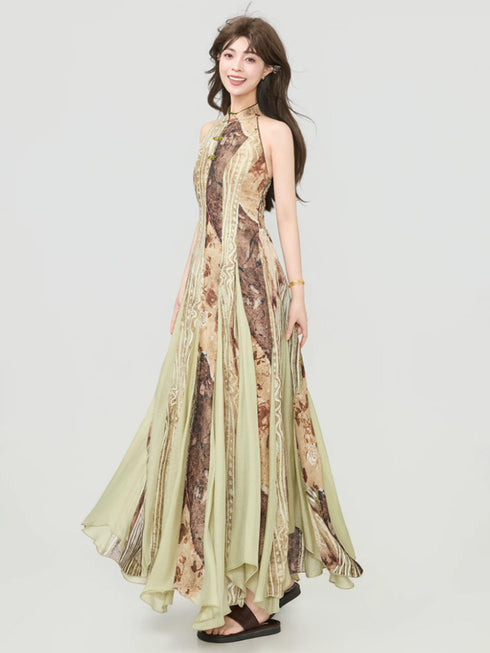 Botanical Veil Dress