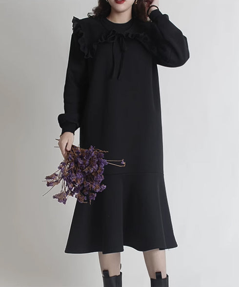 Sailor Collar Sweat Dress