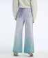 Gradient Fade Wide Denim