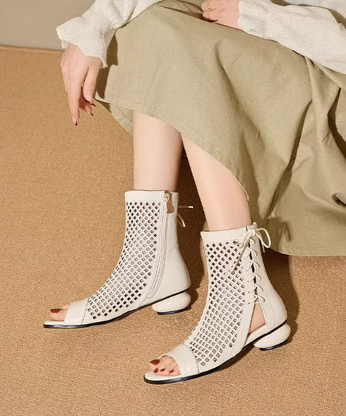 Grid Cut Boots