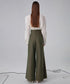 High Waist Pleated Wide Pants