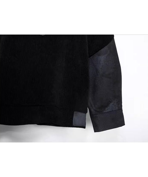 Patchwork Pocket Sweater