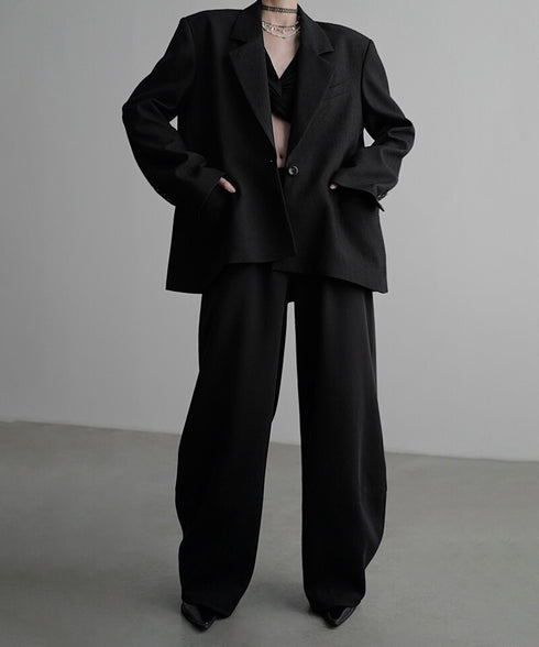 Power Shoulder Single Jacket