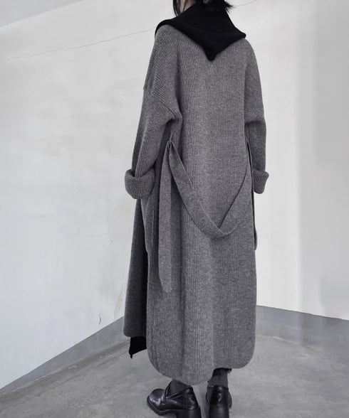 Double Face Knit Overcoat