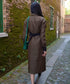 Twist Panel Button Coat