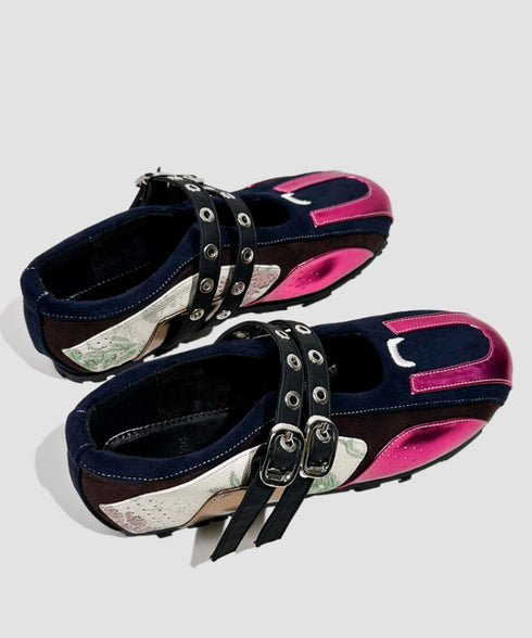 Red Rivet Runner Shoes