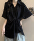 Drape Knot Blouse