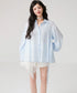 Ribbon Cascade Blouse