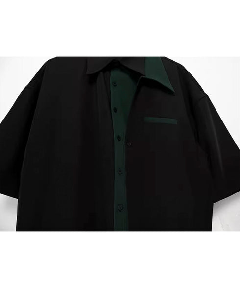 Asymmetric Collar Shirt
