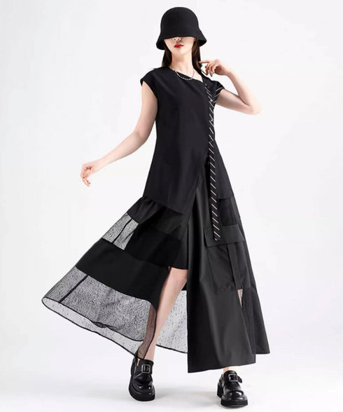 Cutout See-through Skirt