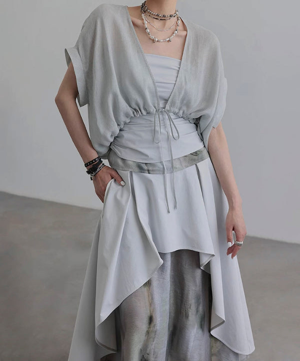 Square Sleeve Blouse