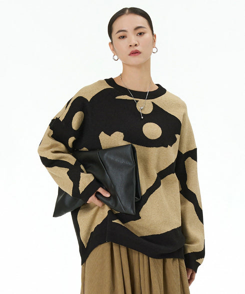 Abstract Pattern Sweater