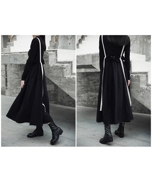 Cutting Suspender Skirt