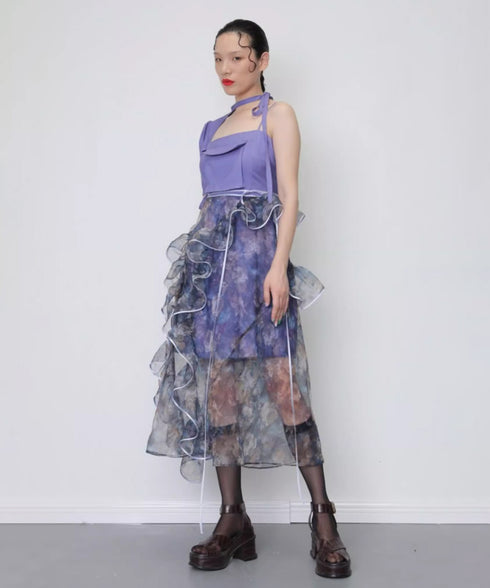 Asym Shoulder Pocket Dress