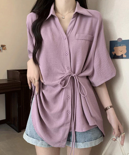 Drape Knot Blouse