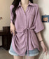 Drape Knot Blouse
