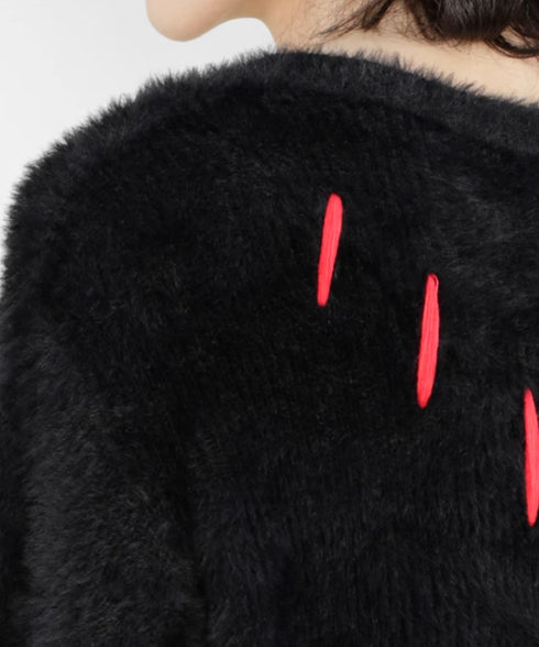 Big Stitch Shaggy Sweater