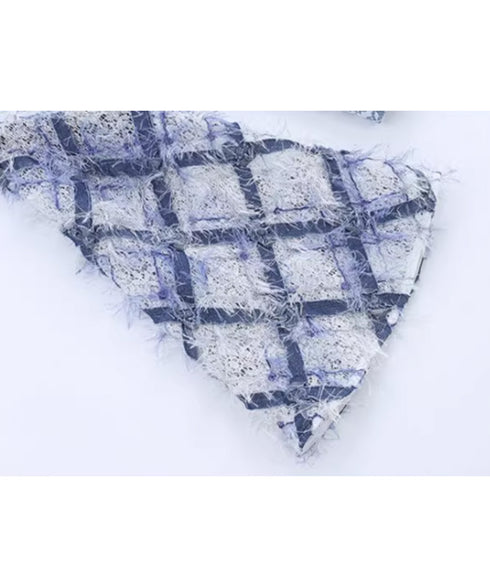 Lace Overlay Ribbon Jacket